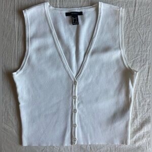 White elastic vest